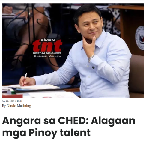 Senator Sonny Angara said today that it is about time the government focuses on keeping Filipino talent here in the country instead of constantly losing them to overseas headhunters.