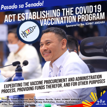 Immunization of the population expected to begin with the approval of the COVID-19 vaccination program bill-- Angara
