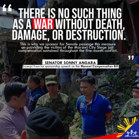 It’s about time to rebuild the homes of the people of Marawi—Angara