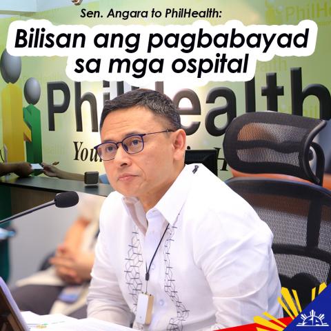 SEN. ANGARA ON THE THREAT OF HOSPITALS TO WITHDRAW FROM PHILHEALTH SYSTEM BECAUSE OF DELAYED REIMBURSMENTS OF CLAIMS: