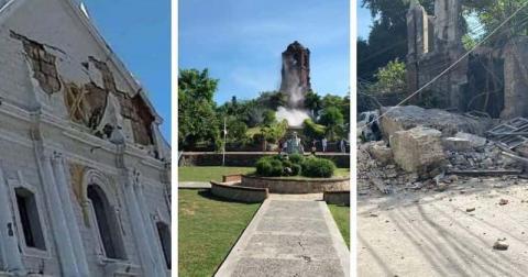 Angara-- Restore the heritage sites damaged by the Abra quake at the soonest possible time