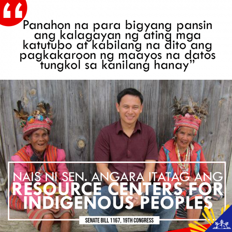 Angara: It's about time to recognize and do something about the plight of the country's Indigenous Peoples